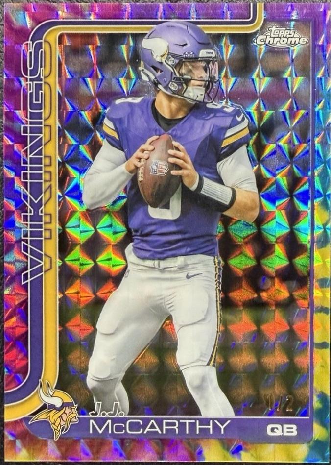 J.J. McCarthy [Tie Dye Geometric Refractor] #199