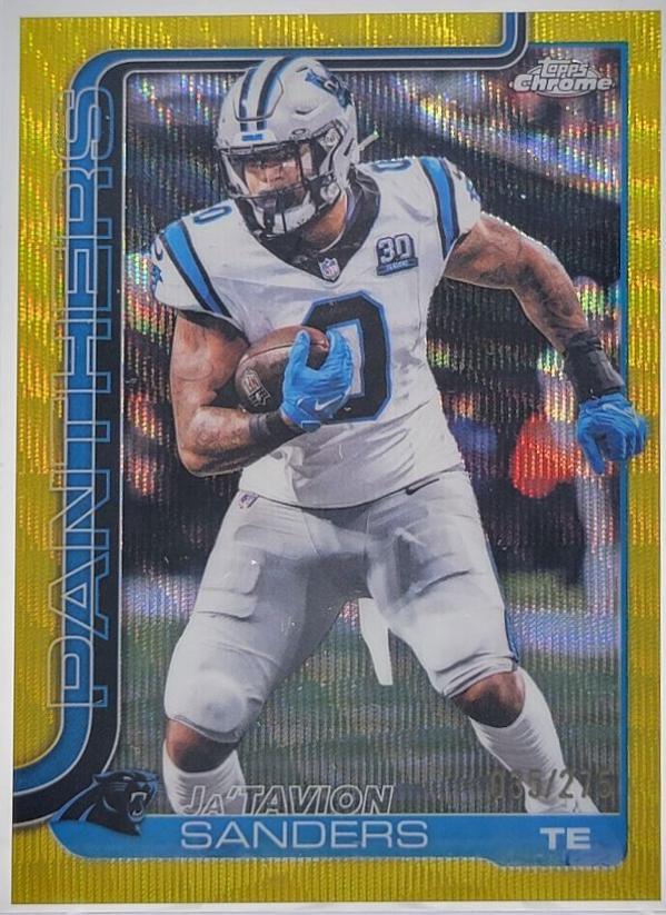 Ja'Tavion Sanders [Yellow Wave Refractor] #45
