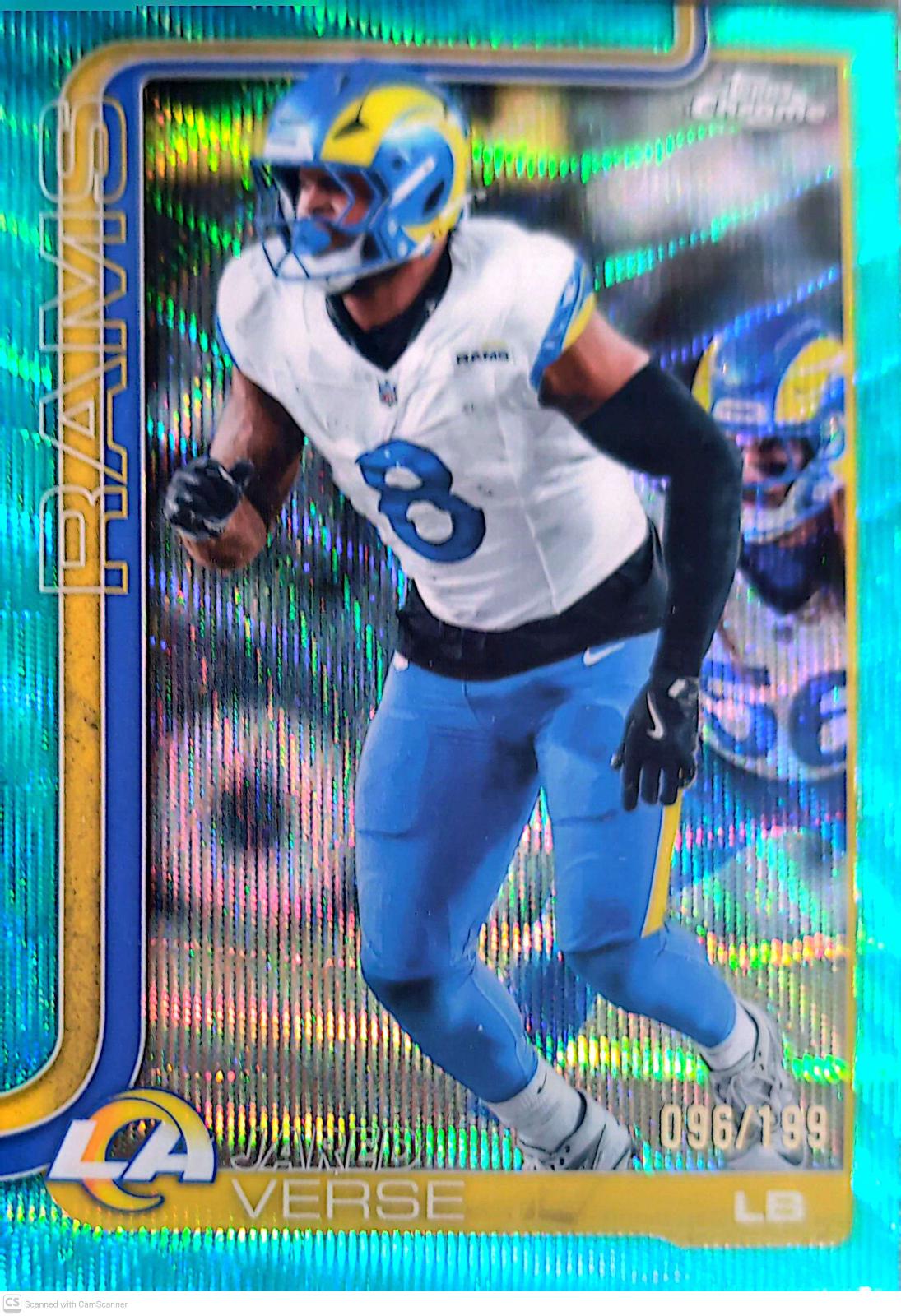 Jared Verse [Aqua Wave Refractor] #173