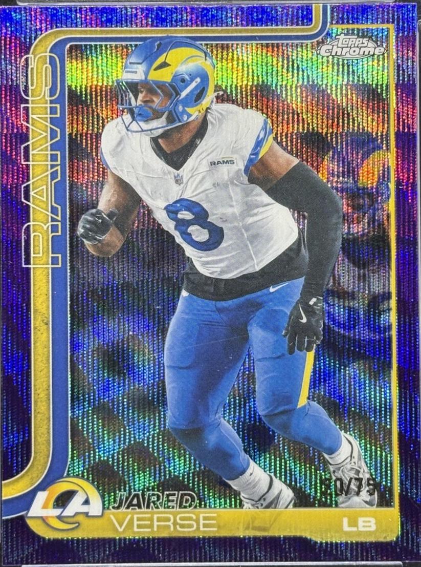 Jared Verse [Purple Wave Refractor] #173