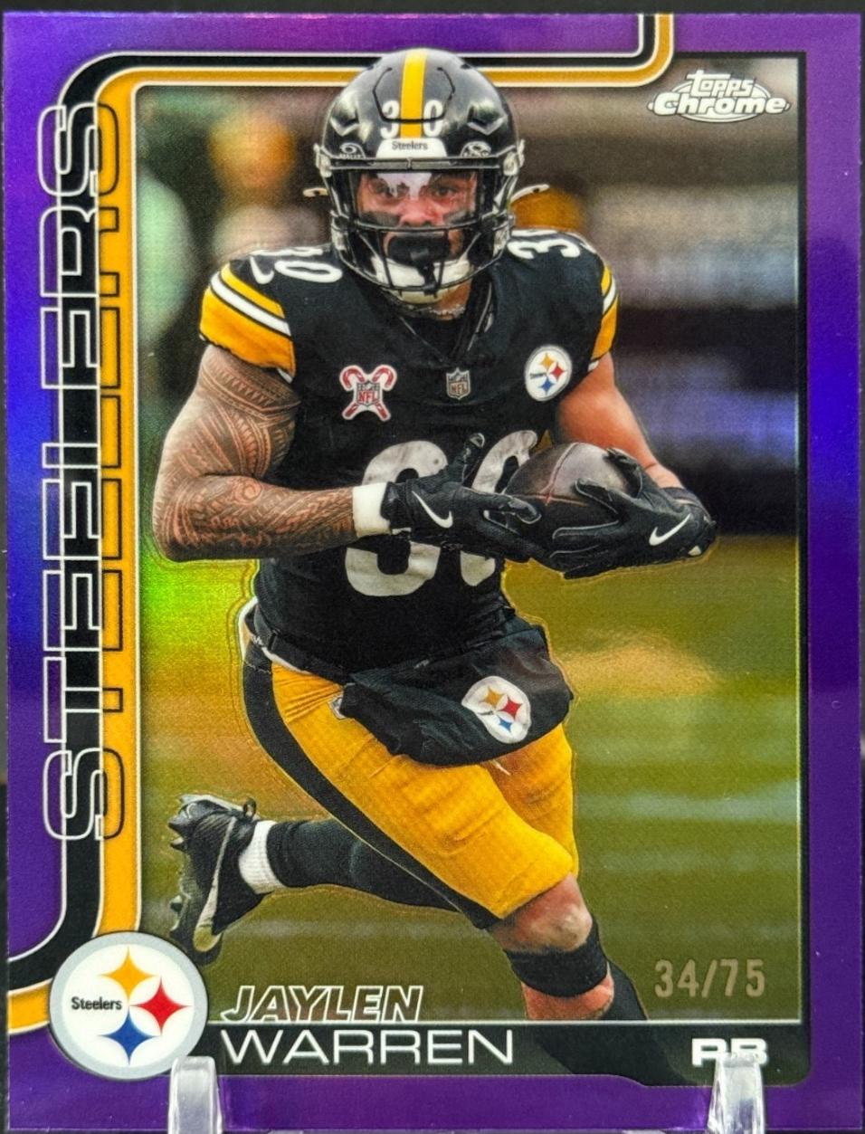 Jaylen Warren [Purple Refractor] #253