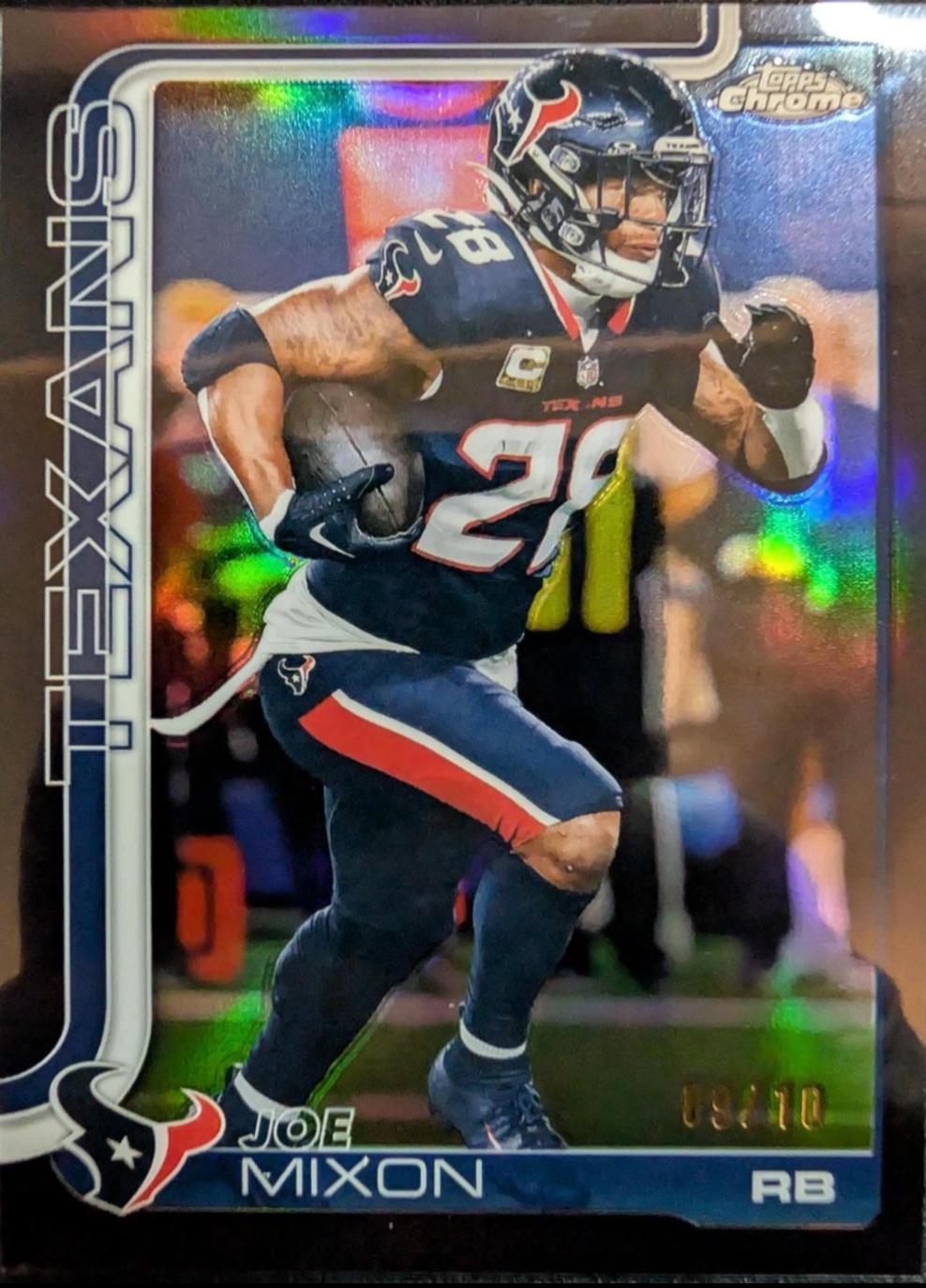 Joe Mixon [Black Refractor] #120