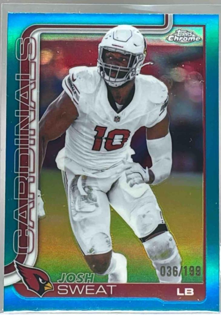 Josh Sweat [Aqua Refractor] #10