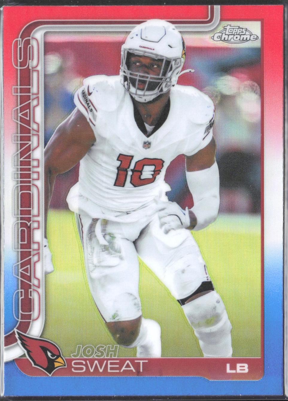 Josh Sweat [Red White Blue Refractor] #10