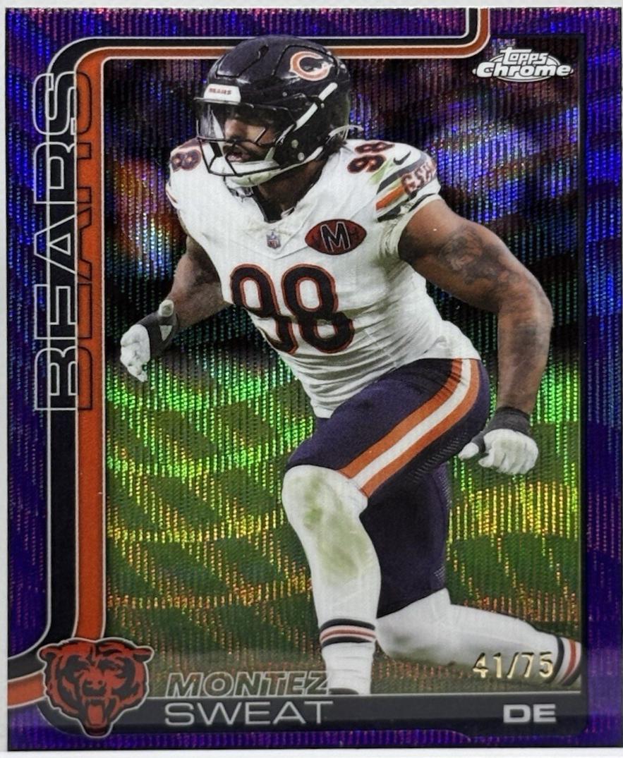Montez Sweat [Purple Wave Refractor] #56