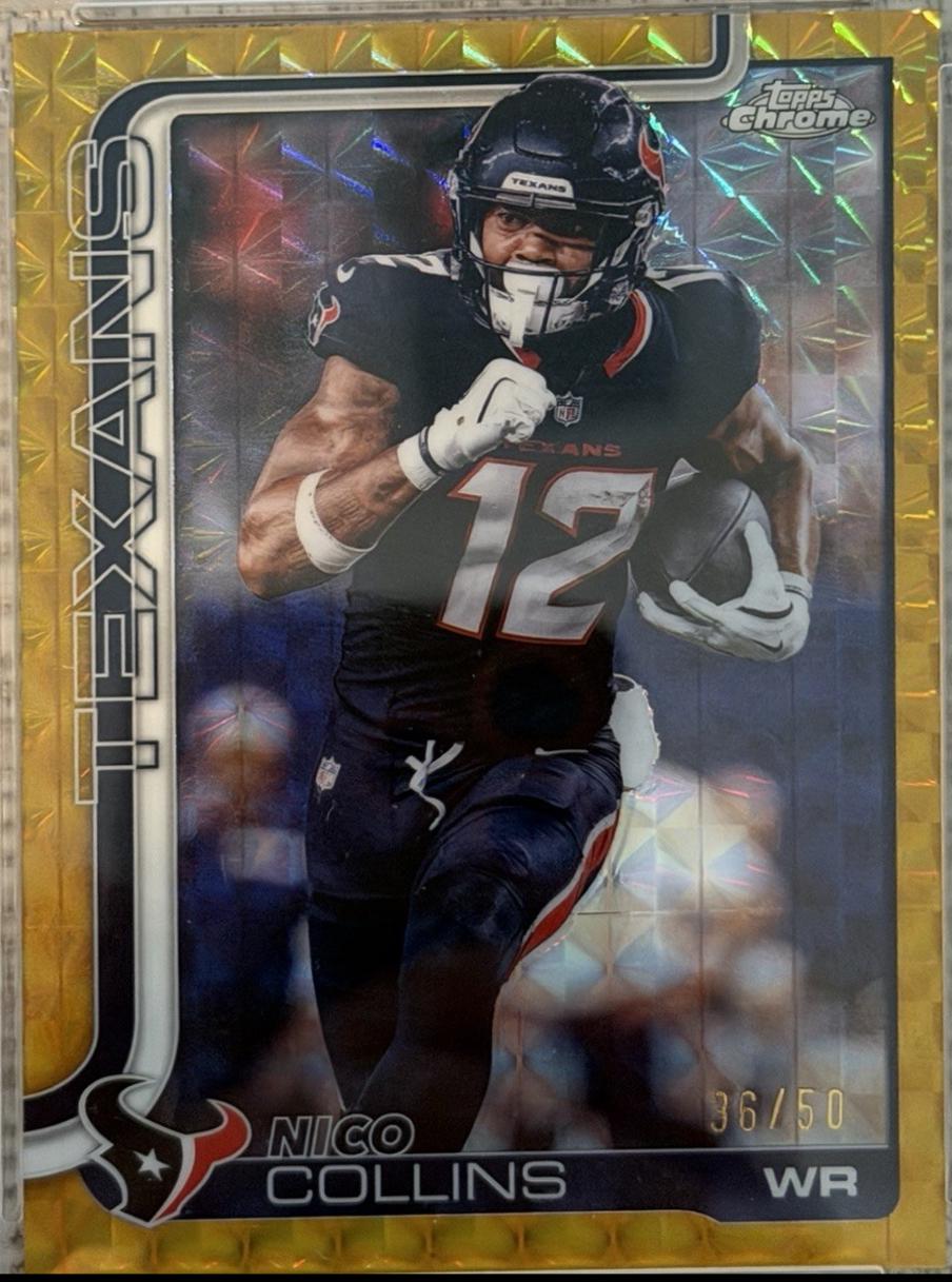 Nico Collins [Gold Wave Refractor] #115