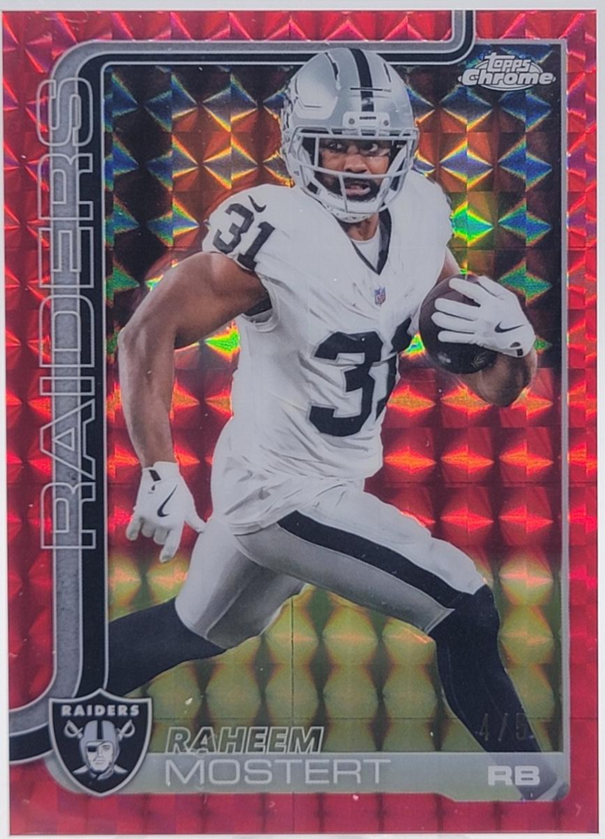 Raheem Mostert [Red Geometric Refractor] #182