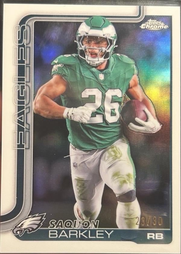 Saquon Barkley [White Refractor] #248
