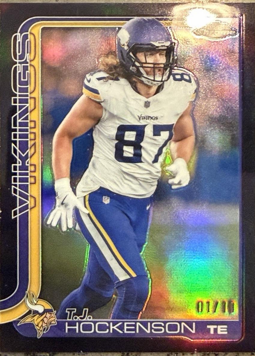 T.J. Hockenson [Black Refractor] #200