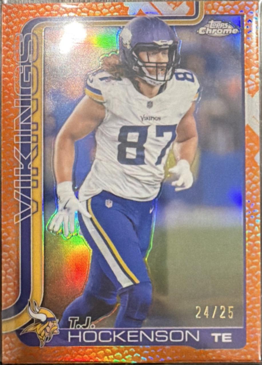 T.J. Hockenson [Leather Orange] #200