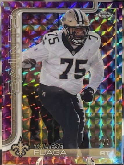 Taliese Fuaga [Tie Dye Geometric Refractor] #219