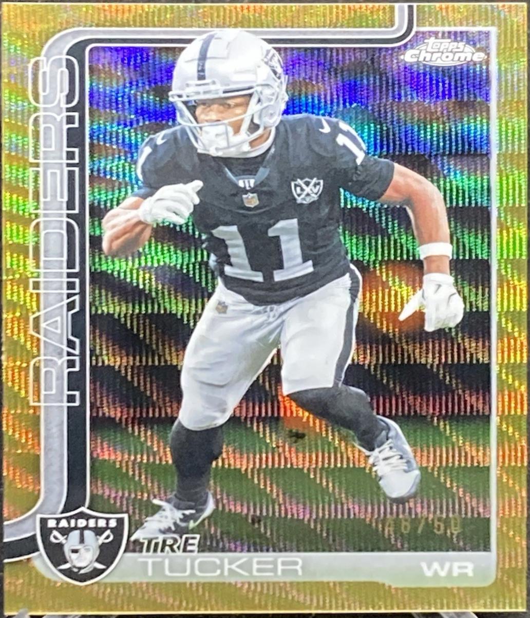 Tre Tucker [Gold Wave Refractor] #175