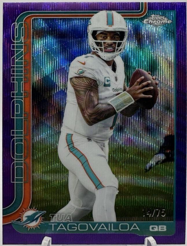 Tua Tagovailoa [Purple Wave Refractor] #187