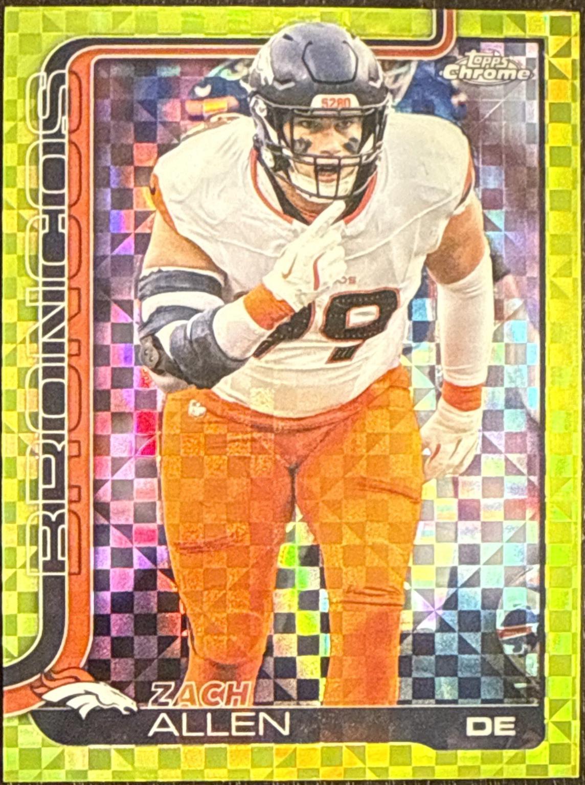 Zach Allen [X-Fractor Green] #95