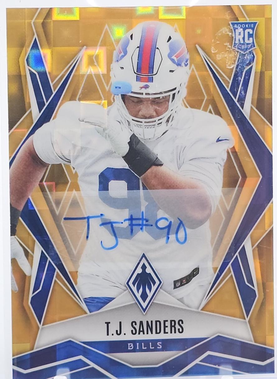 T.J. Sanders [Gold Pandora Autograph] #181