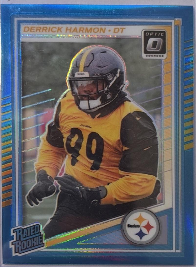 Derrick Harmon [Neon Blue] #257