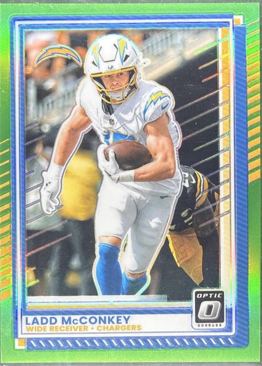 Ladd McConkey [Neon Green] #26