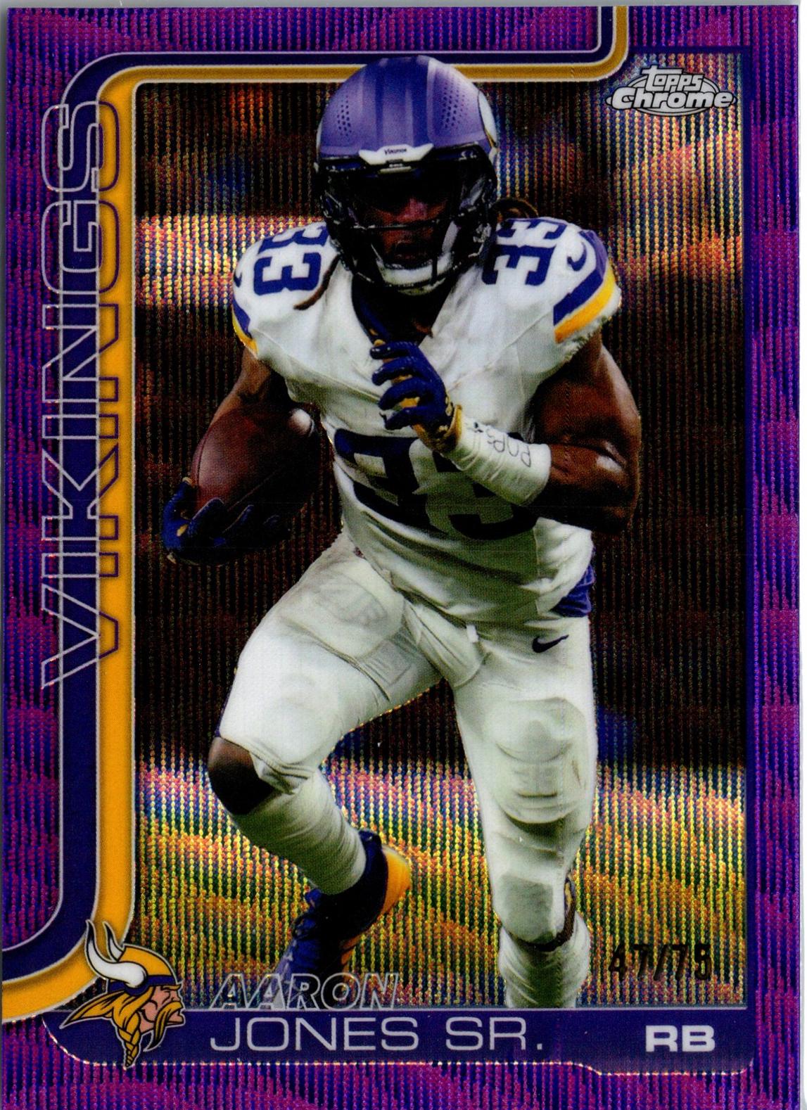 Aaron Jones Sr. [Purple Refractor] #201