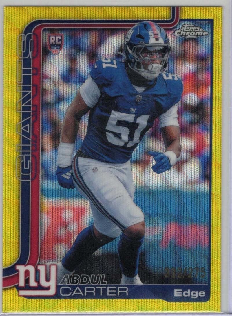 Abdul Carter [Yellow Wave Refractor] #350