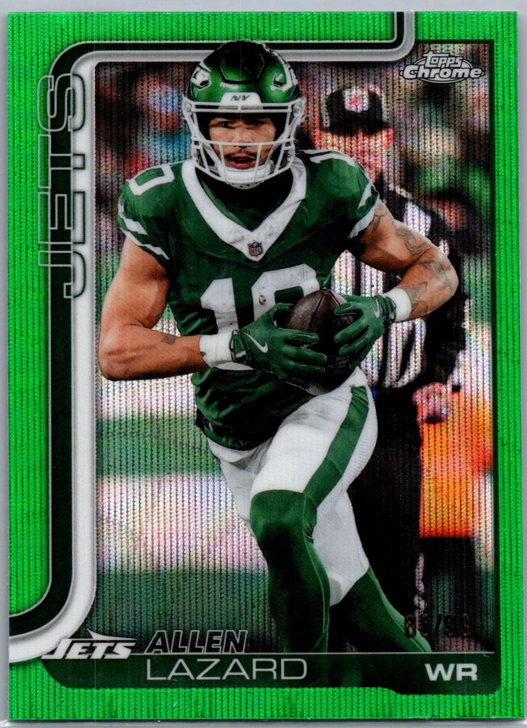 Allen Lazard [Green Wave Refractor] #236