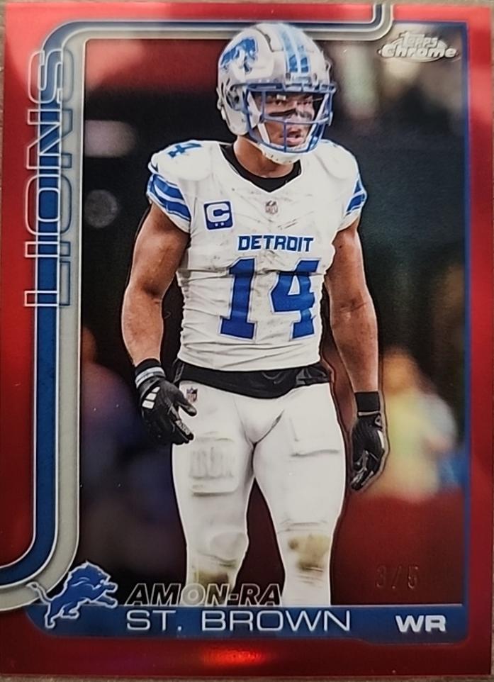 Amon-Ra St. Brown [Red Refractor] #98