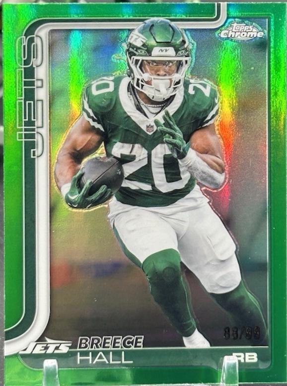 Breece Hall [Green Refractor] #238