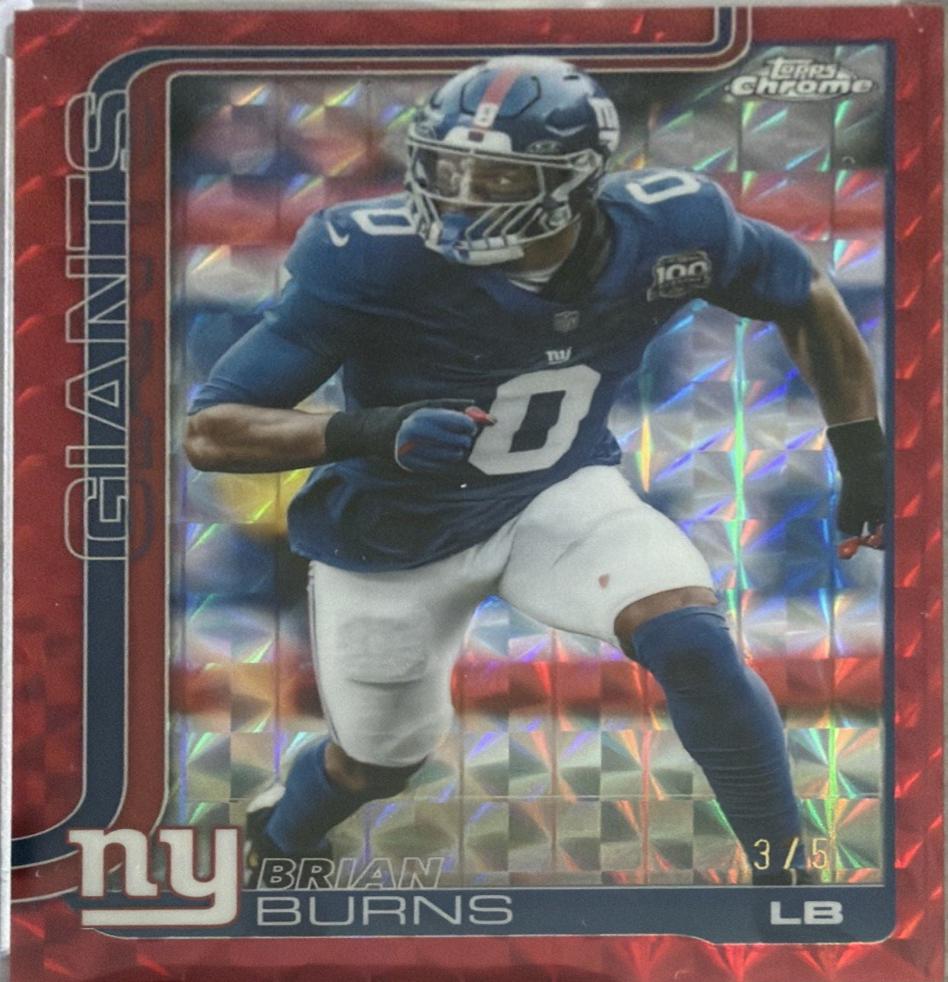 Brian Burns [Red Geometric Refractor] #234