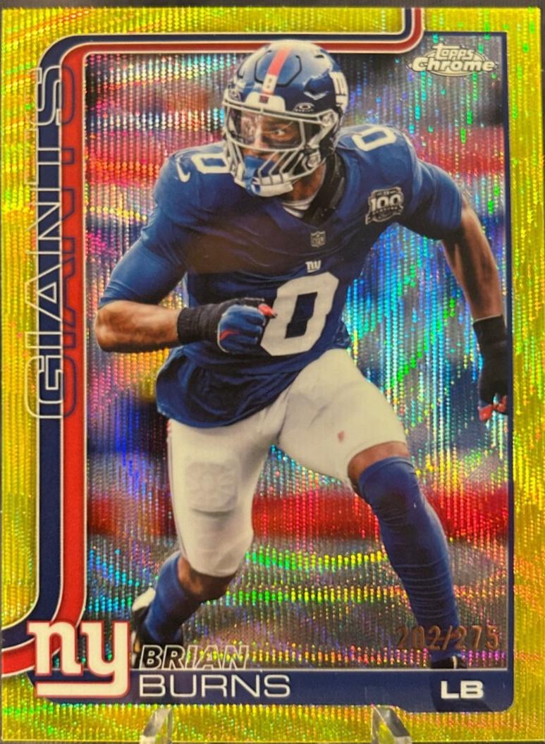 Brian Burns [Yellow Wave Refractor] #234