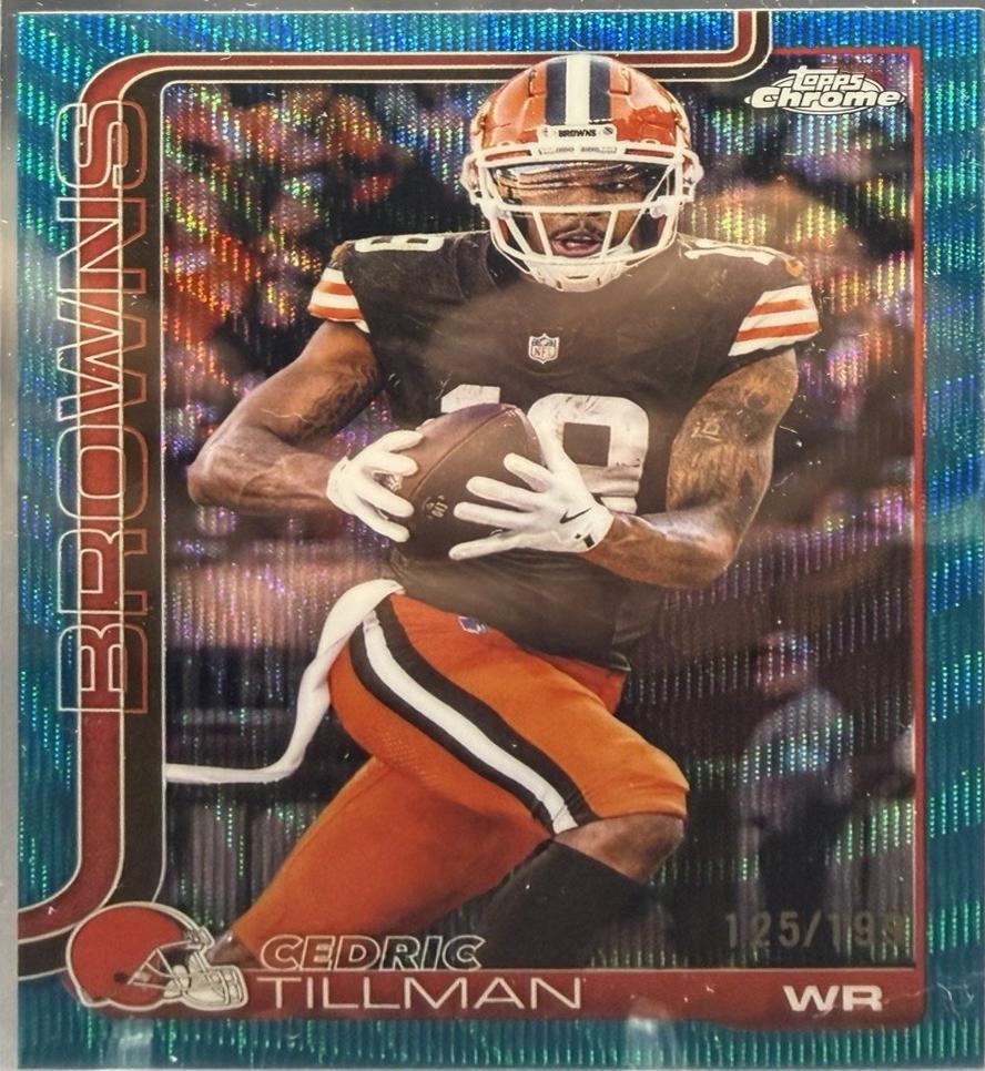 Cedric Tillman [Aqua Wave Refractor] #67