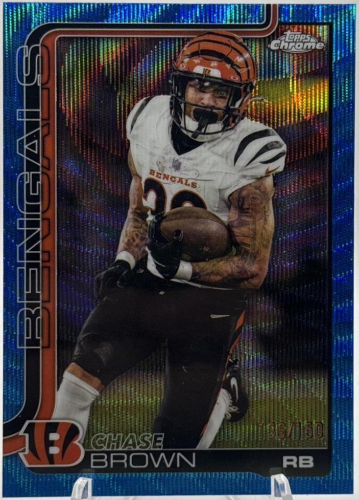 Chase Brown [Blue Wave Refractor] #62