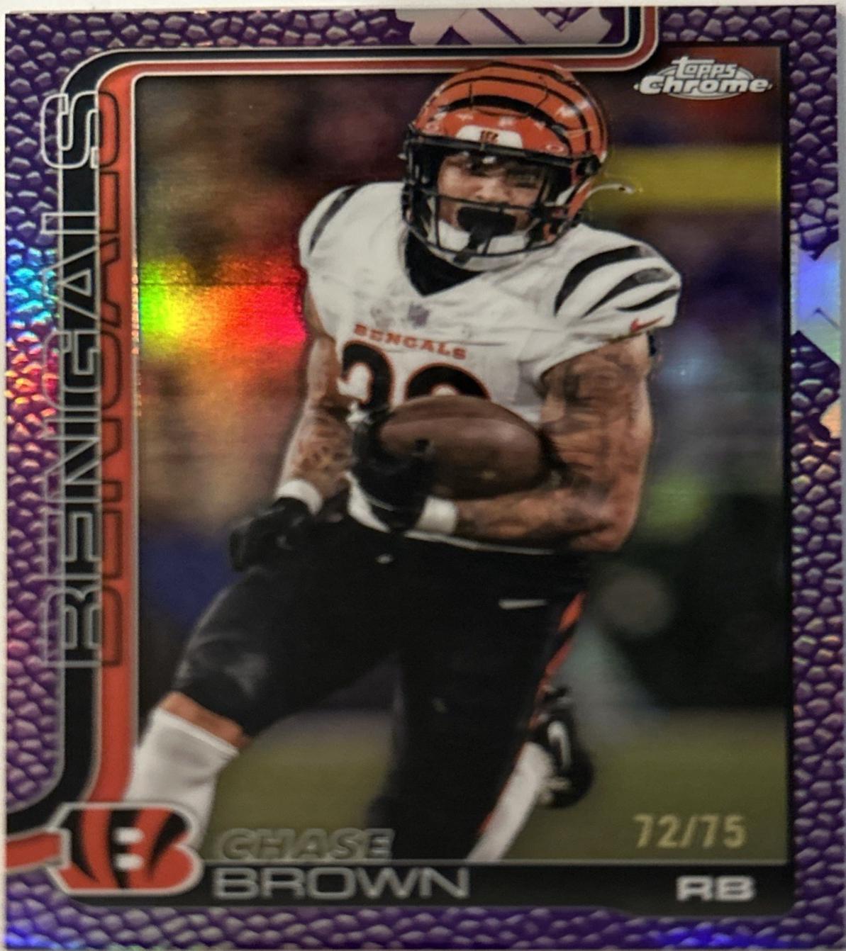 Chase Brown [Leather Purple] #62