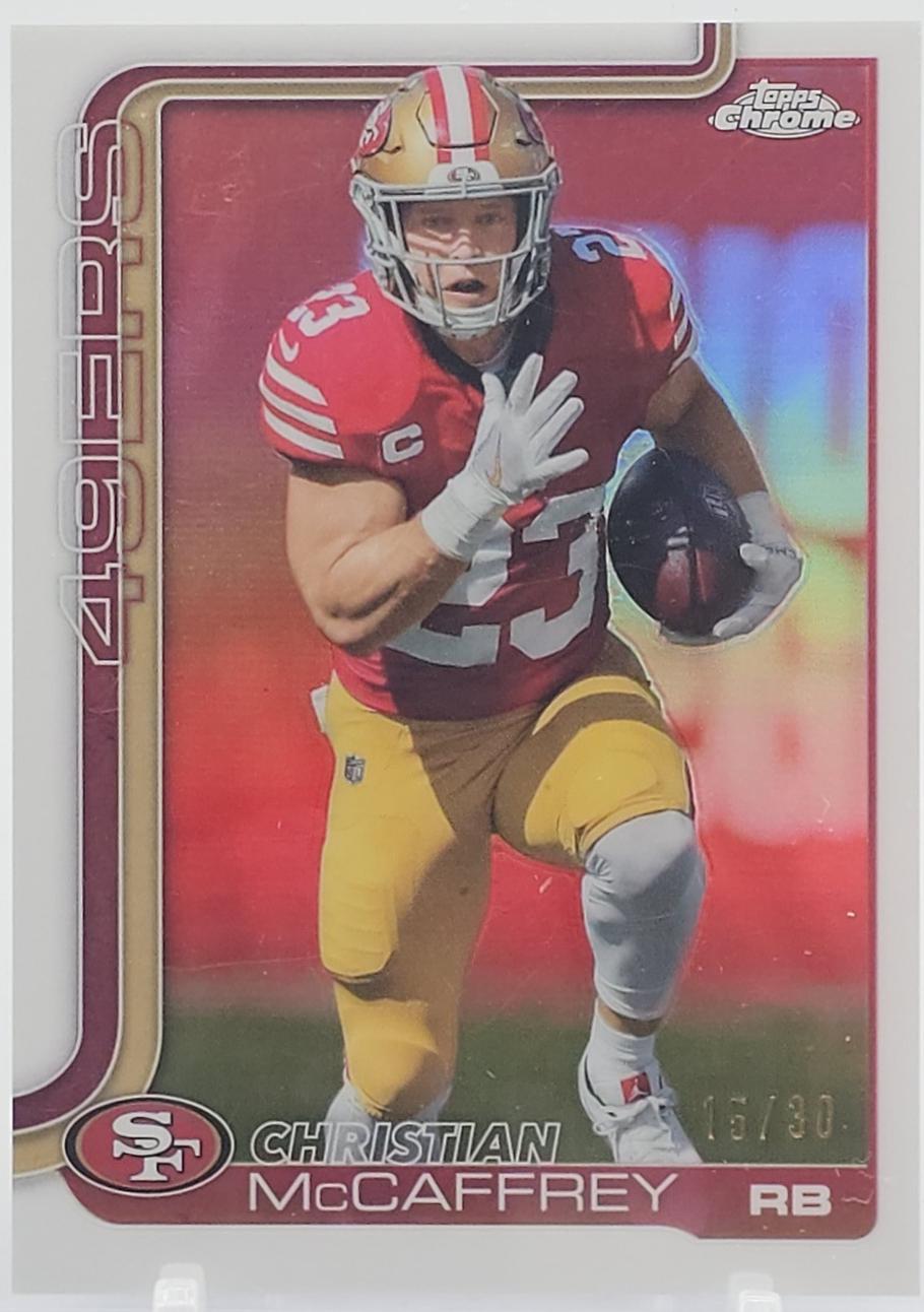 Christian McCaffrey [White Refractor] #263