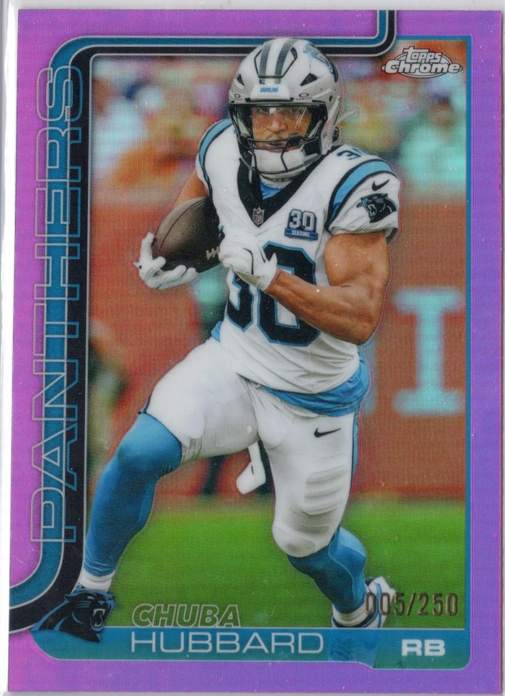 Chuba Hubbard [Pink Refractor] #42