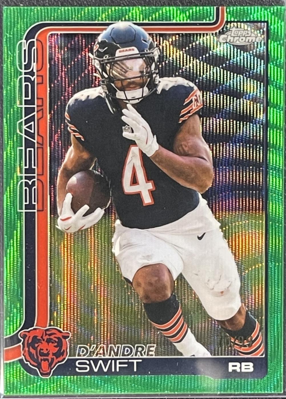 D'Andre Swift [Green Wave Refractor] #53