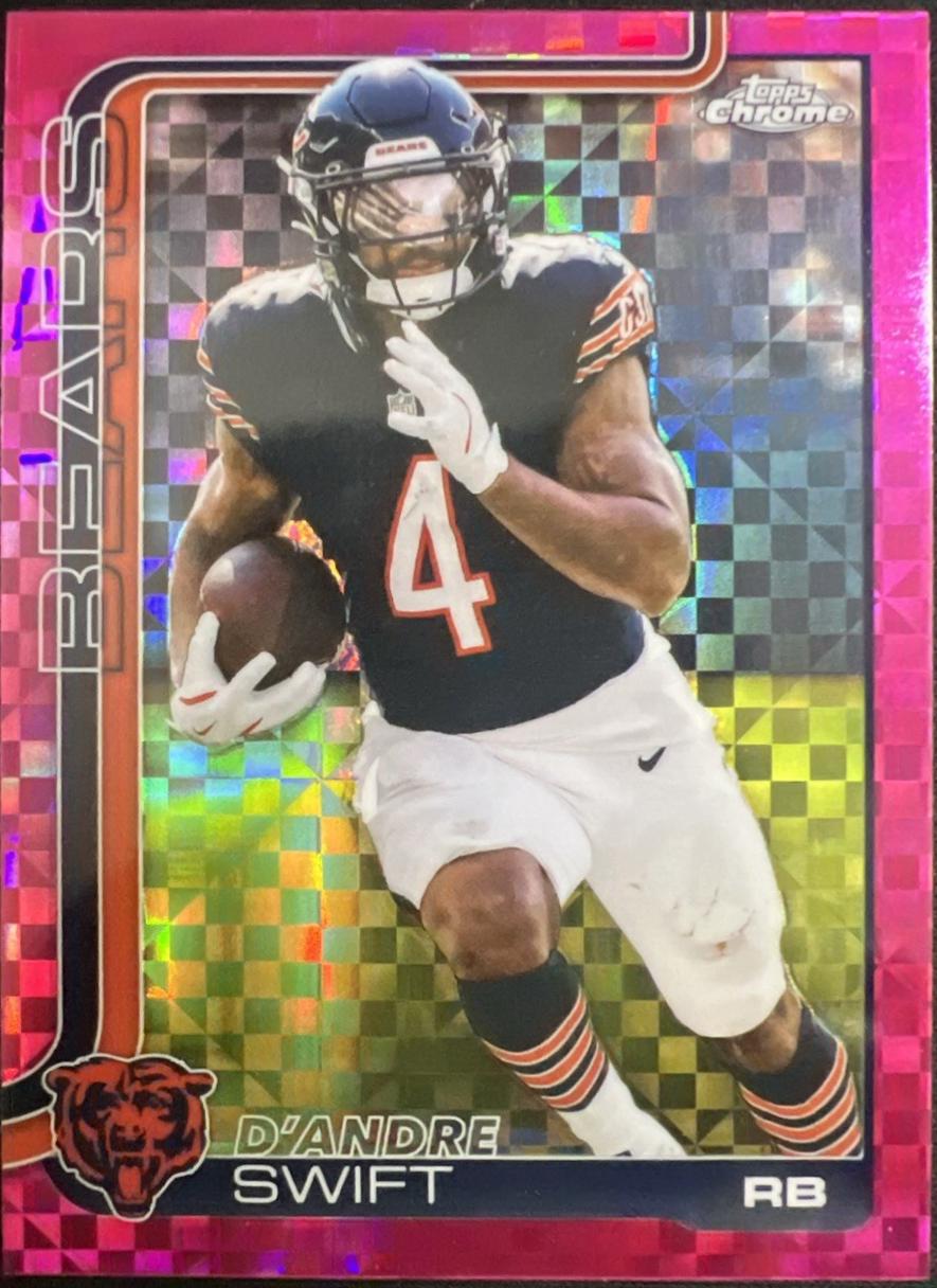 D'Andre Swift [X-Fractor Pink] #53