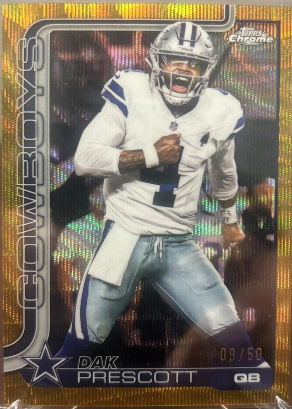 Dak Prescott [Gold Wave Refractor] #79