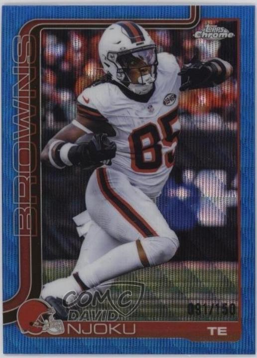 David Njoku [Blue Wave Refractor] #69