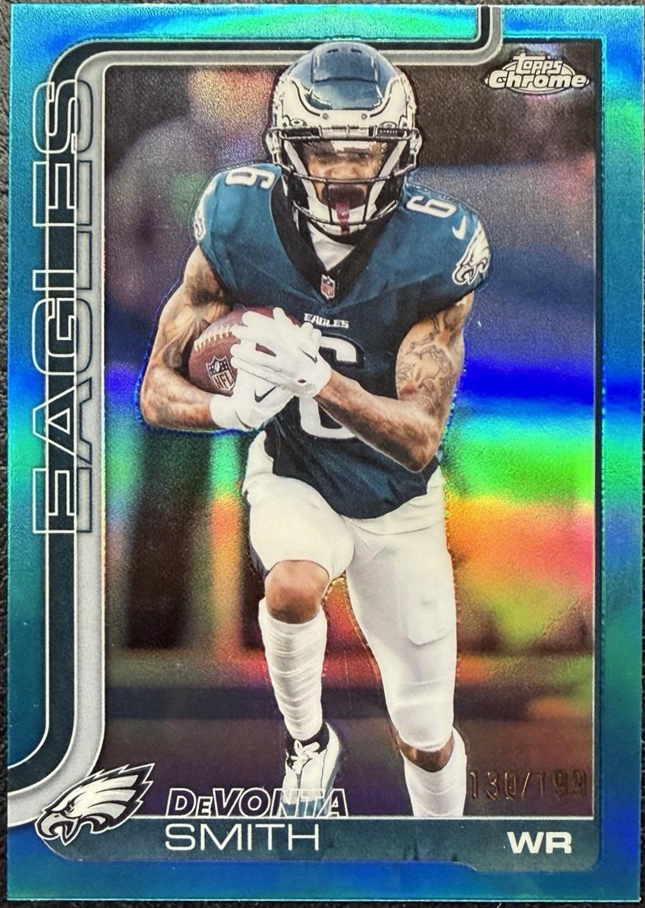 DeVonta Smith [Leather Blue] #244