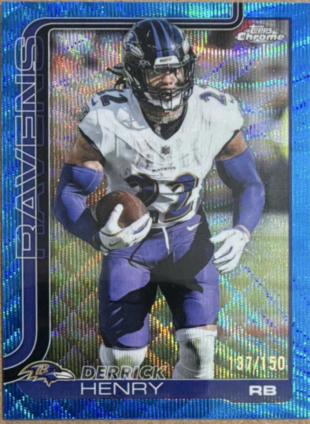Derrick Henry [Blue Wave Refractor] #25