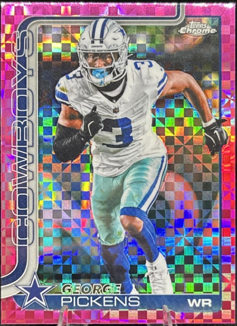 George Pickens [X-Fractor Pink] #80
