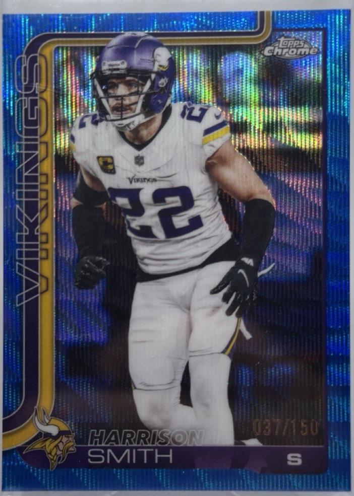 Harrison Smith [Blue Wave Refractor] #204