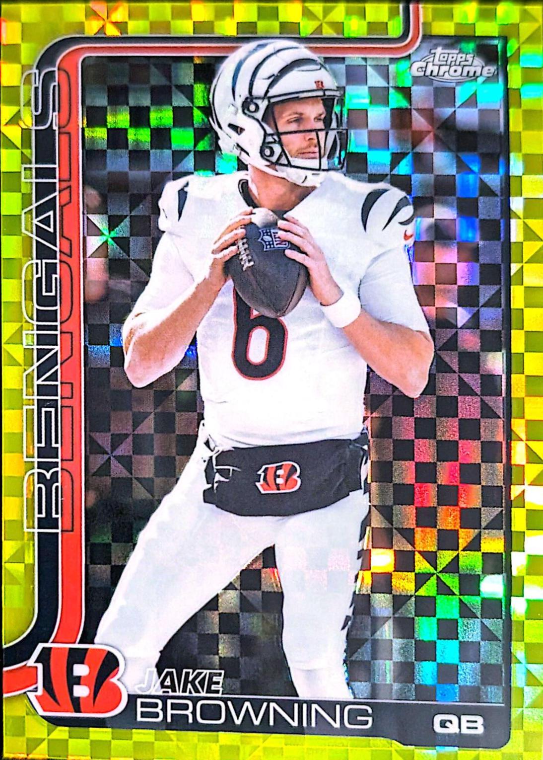 Jake Browning [X-Fractor Green] #63