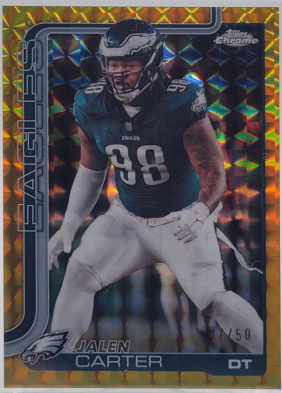 Jalen Carter [Gold Geometric Refractor] #250