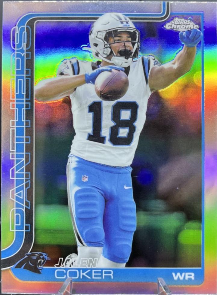 Jalen Coker [Topps Refractor] #39