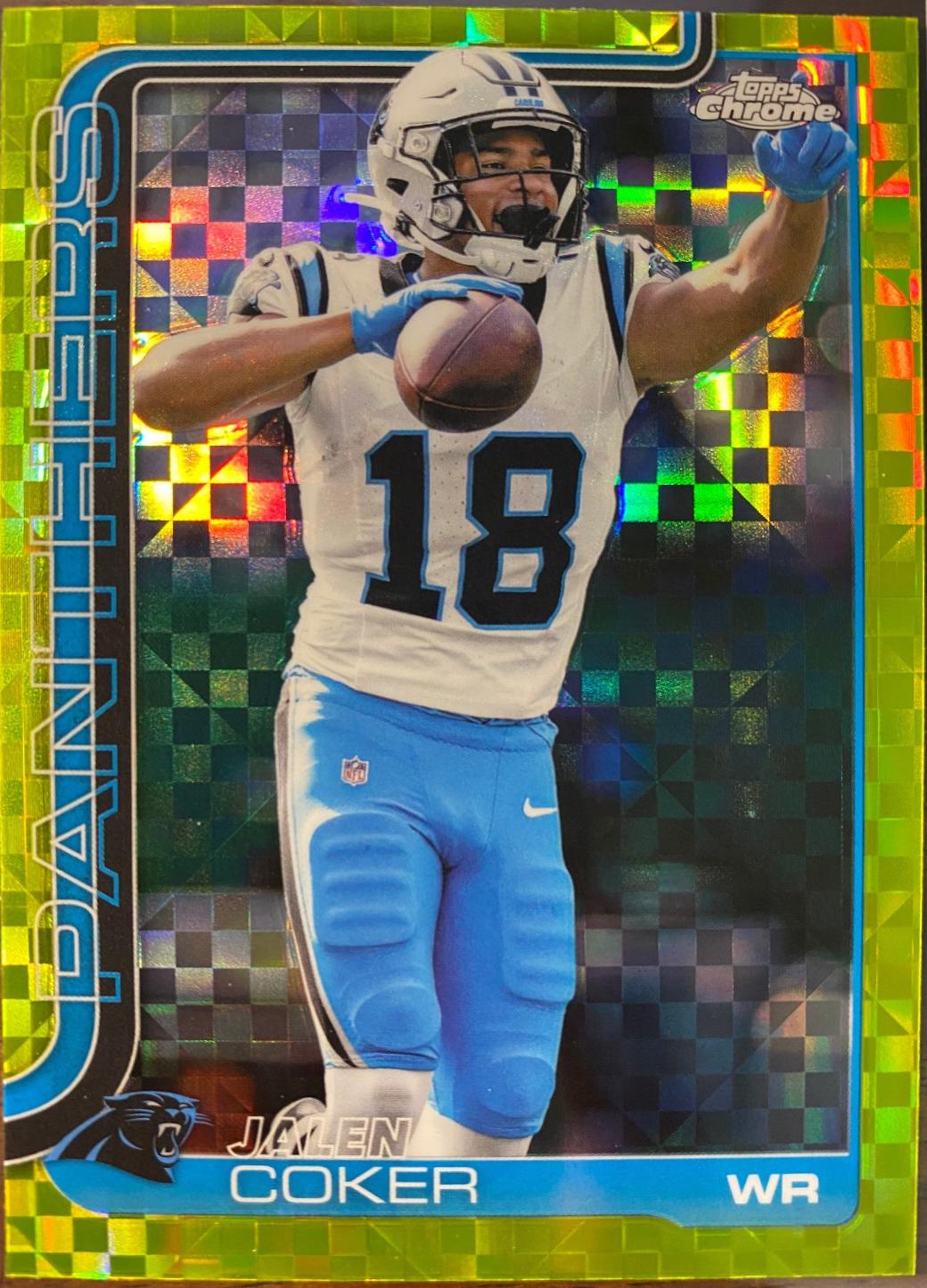Jalen Coker [X-Fractor Green] #39