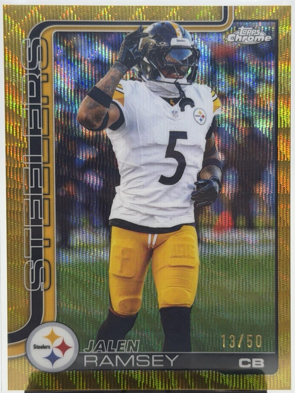 Jalen Ramsey [Gold Wave Refractor] #191