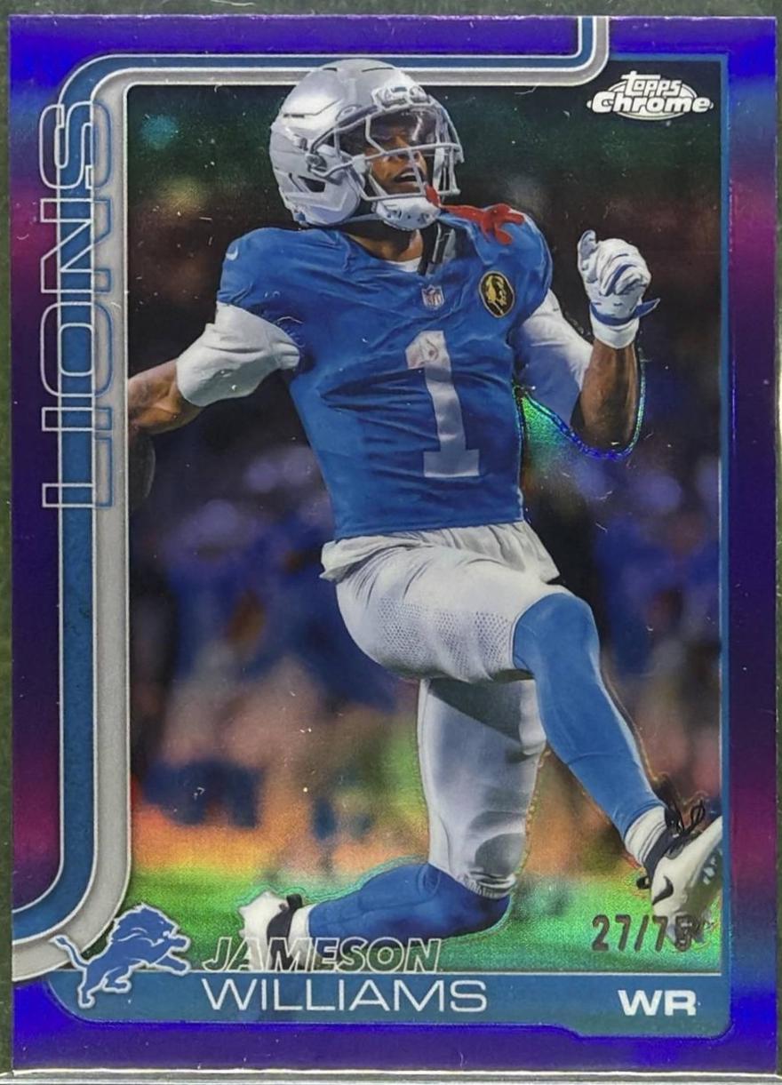 Jameson Williams [Purple Refractor] #97