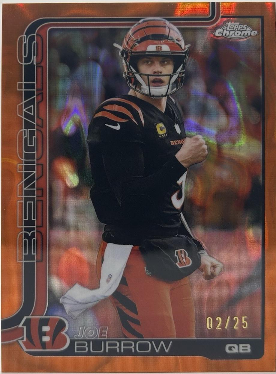 Joe Burrow [Orange Refractor] #61