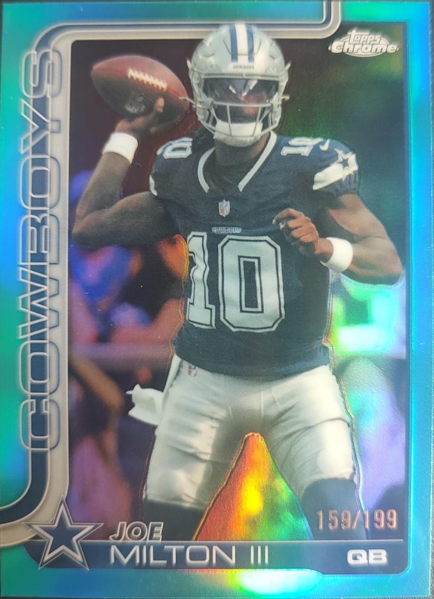 Joe Milton III [Aqua Refractor] #85