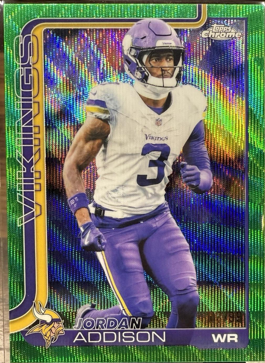 Jordan Addison [Green Wave Refractor] #202